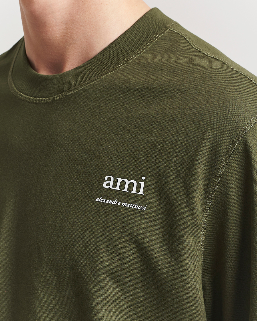 AMI ami Logo T-Shirt Loden