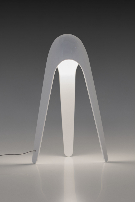 Martinelli Luce Cyborg tafellamp LED lichtblauw