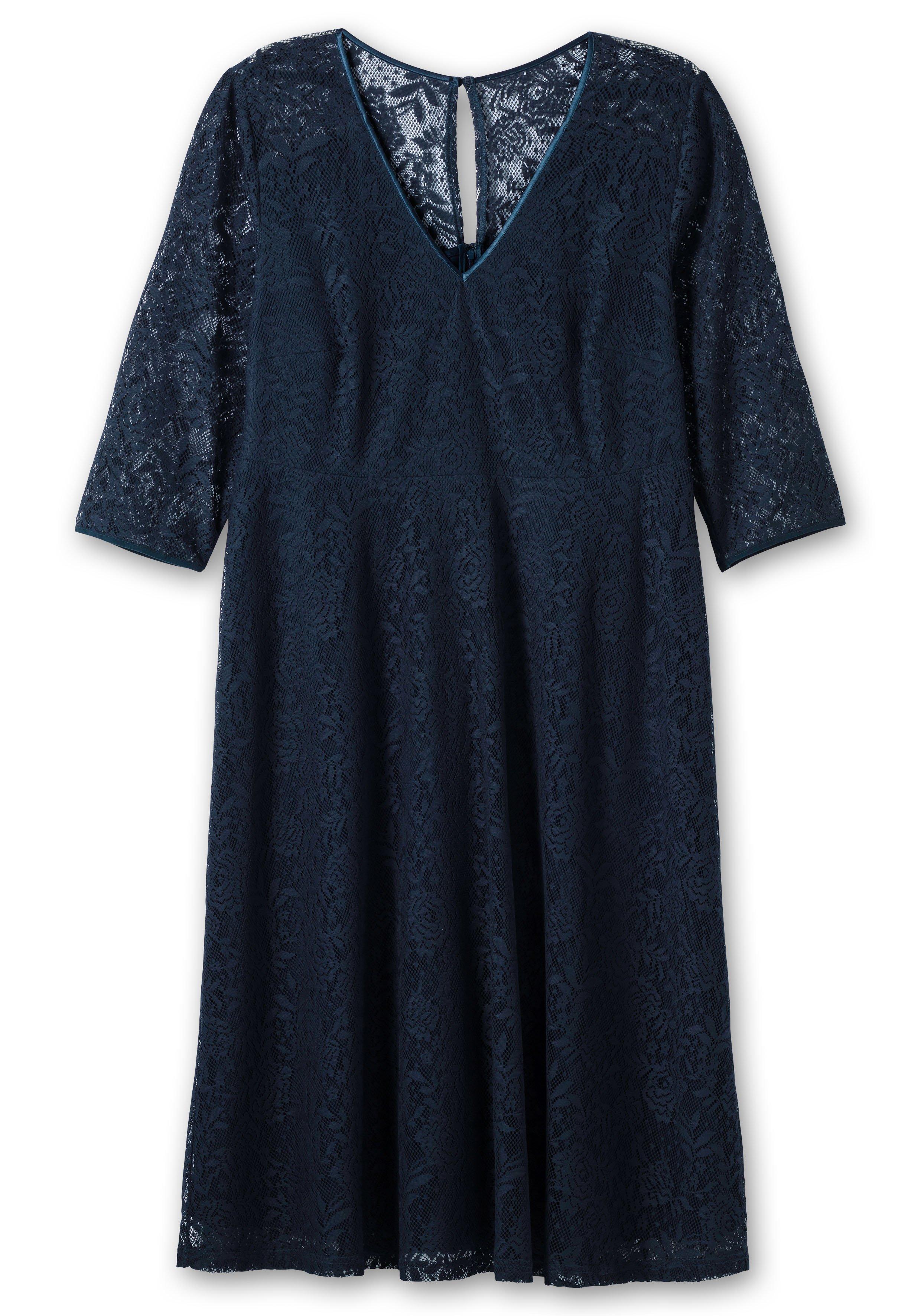 Cocktailkleid aus floraler Spitze