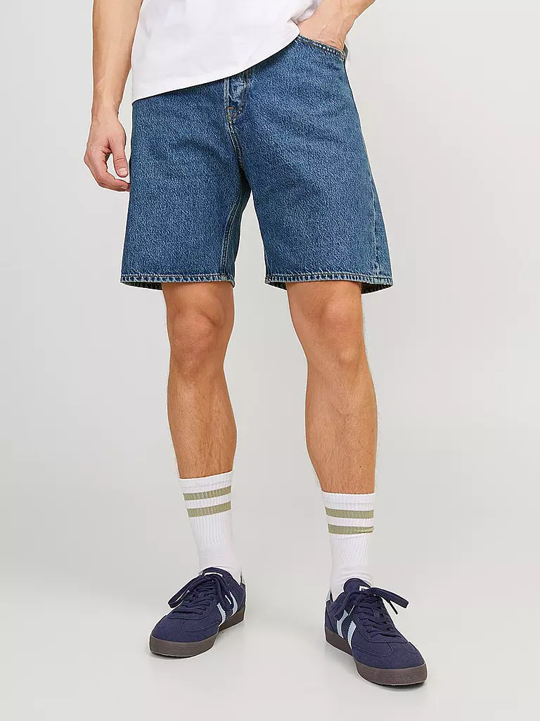 JACK & JONES Jeansshorts Loose Fit  JJITONY blau
