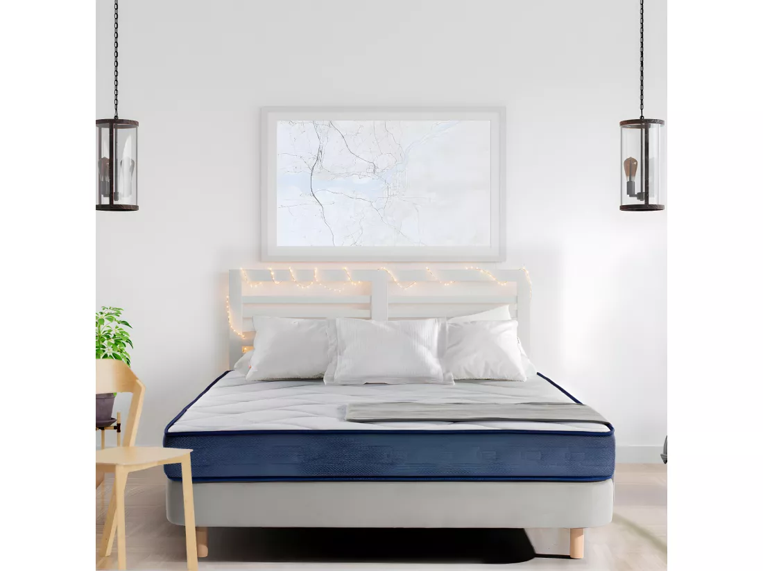 Matelas Latex Gel Plus avec adaptation et régulation thermique Mémoire de forme