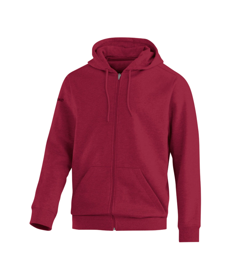 JAKO Team Kapuzenjacke Kids Dunkelrot F14