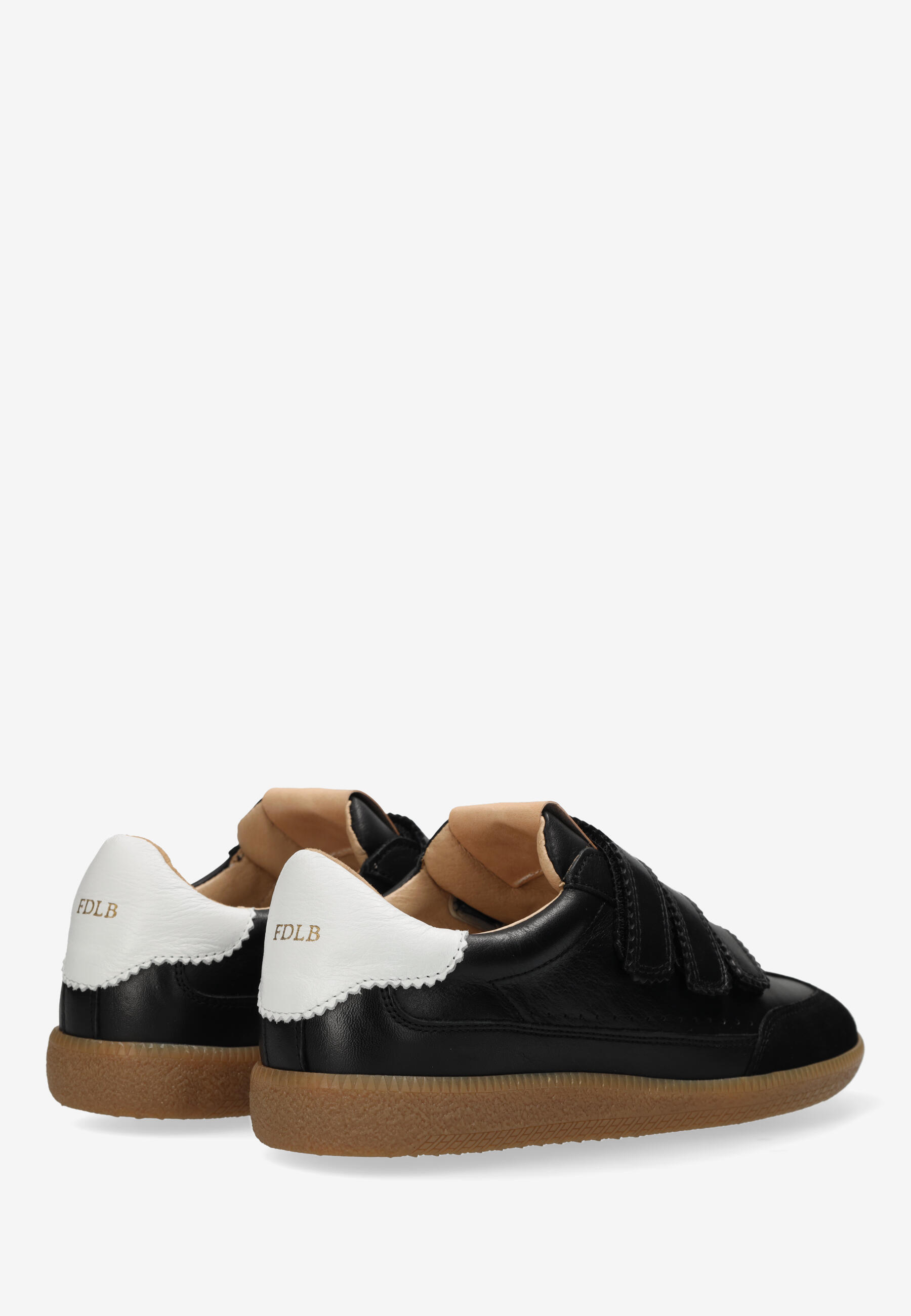 PEARL VALENCIA Sneaker leather Black/White