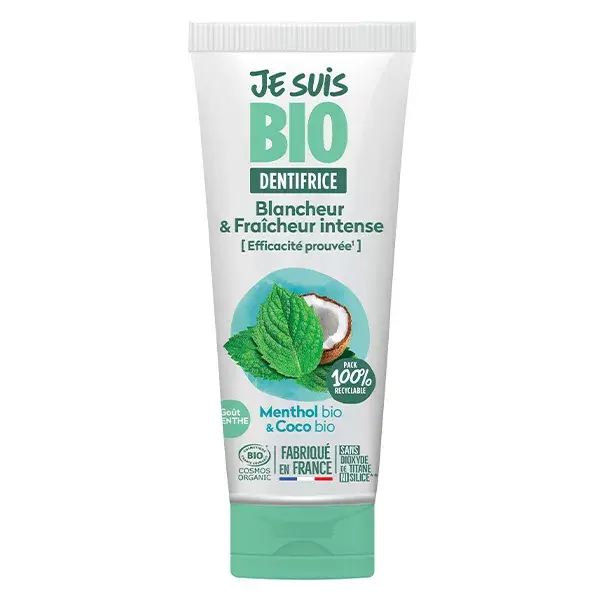 Creme dental I Am Organic My Whitening & Intense Freshness 75ml