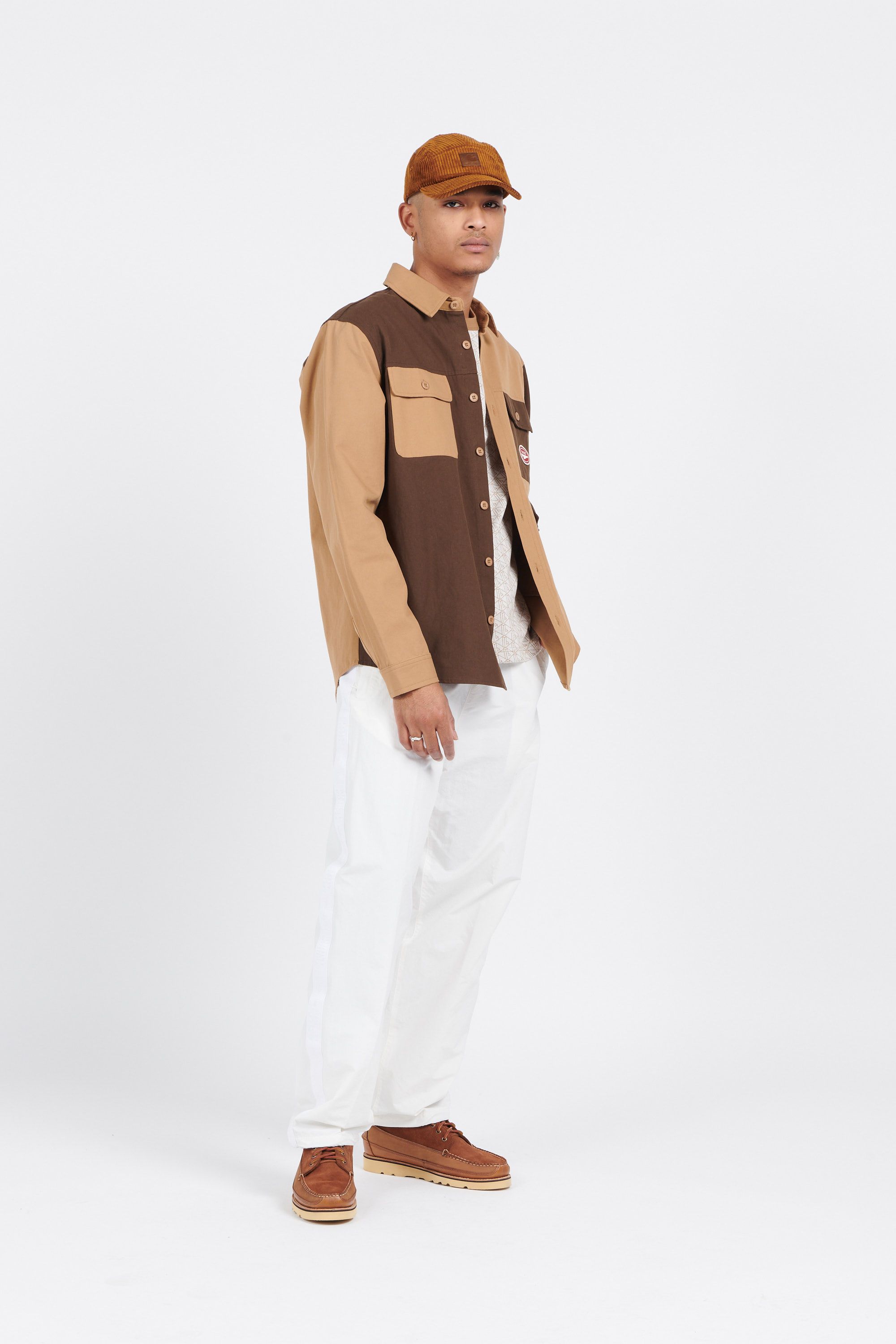 PARLEZ Chemise  Salters Shirt Sand Beige
