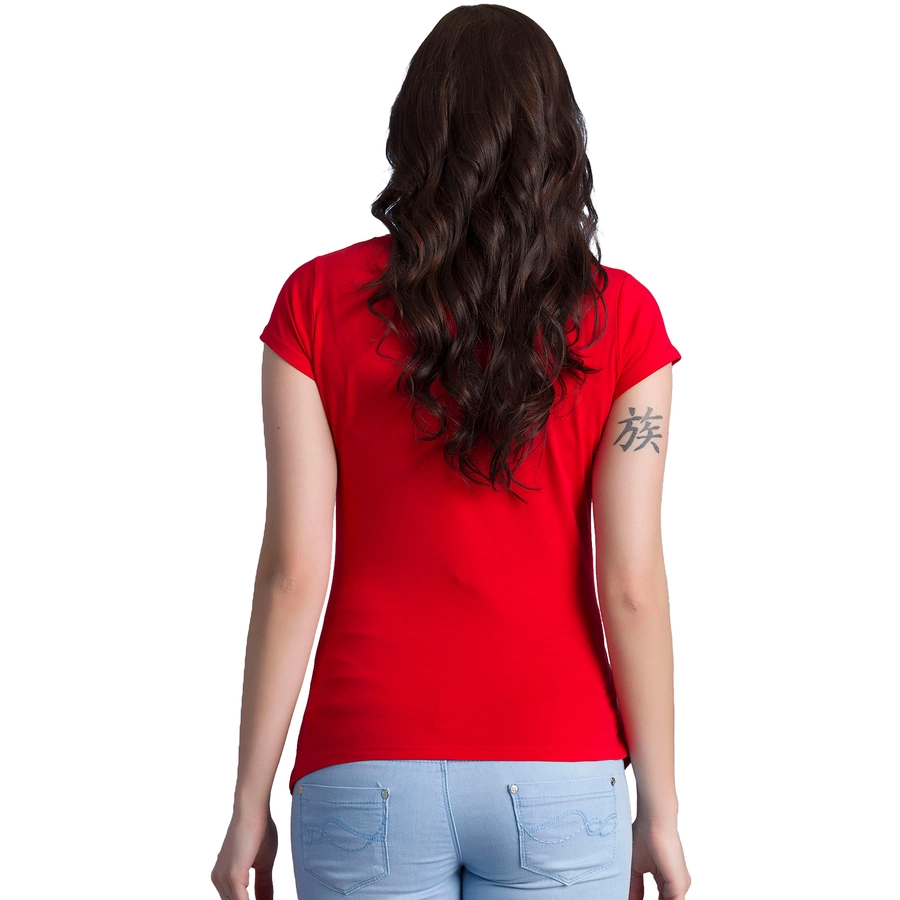 M.M.C. Umstandsshirt I Will Rock You mit Motiv Rot