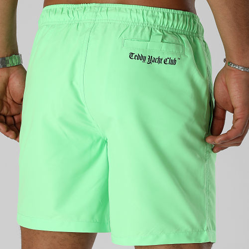 Short De Bain Essentials Art Series Orange Vert Fluo