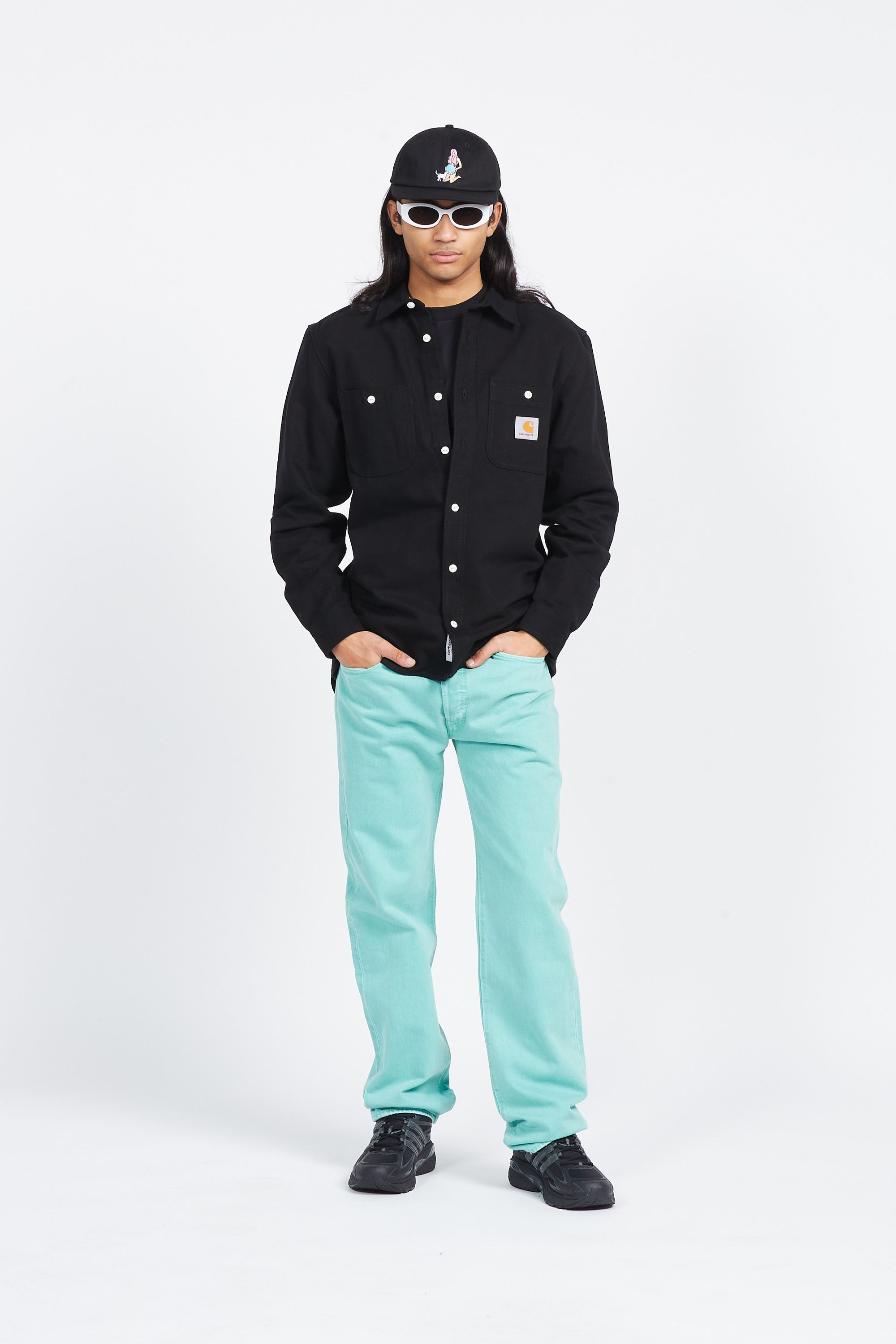 CARHARTT WIP Chemise L/S Clink Shirt Noir