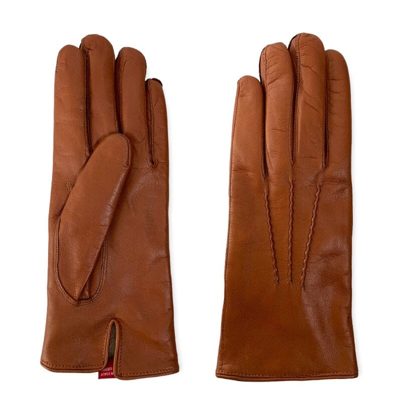 Caridei Dames Handschoen Glace met Touchscreen Cognac