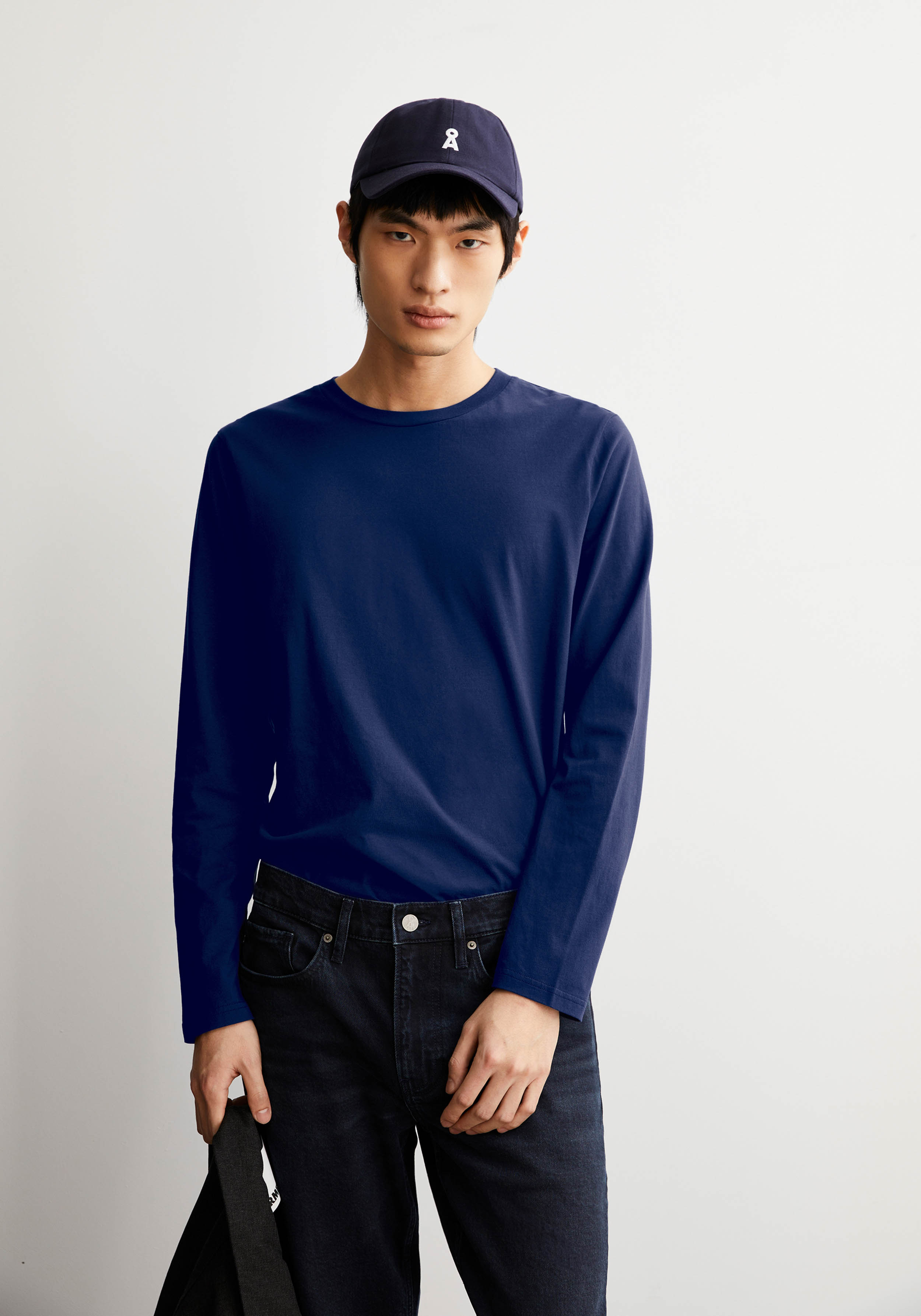 Armedangels Longsleeve Jaames Blue Noon