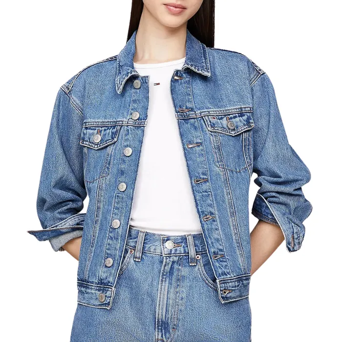 Tommy Hilfiger Mom Classic Trucker Spijkerjas Dames