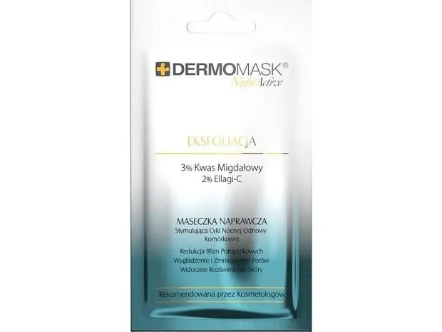 L`BIOTICA Dermomask Night Active Repair Face Mask - Exfoliation 12ml