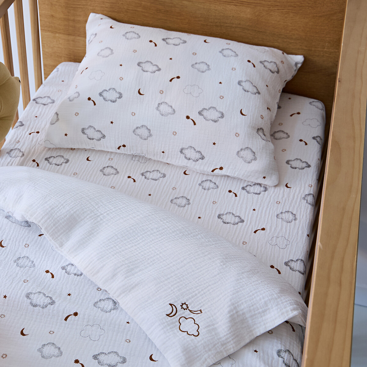 LA REDOUTE INTERIEURS<br>Lençol de elástico Tetra Wrap 17 cm, Nieva