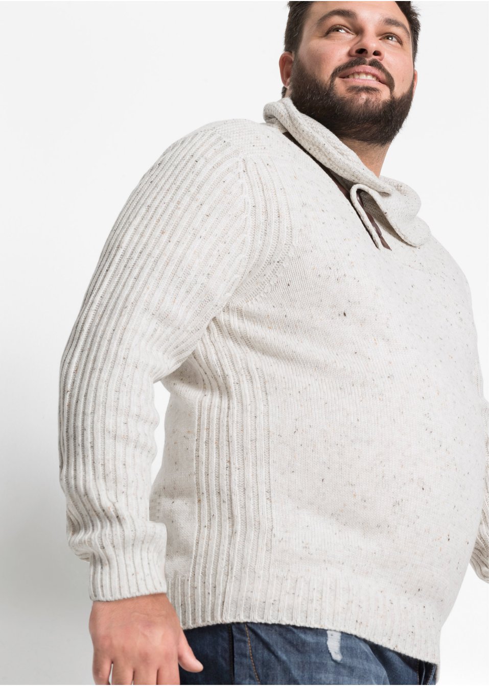 Pull à col châle Regular Fit
