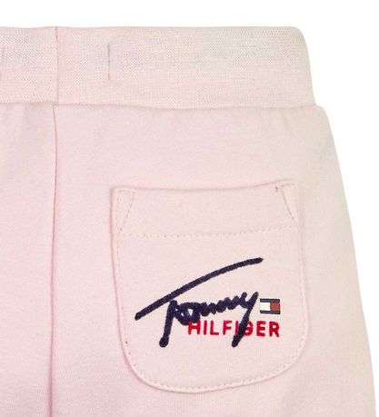Tommy Hilfiger Shorts - Schriftzug Logo - schwach Pink