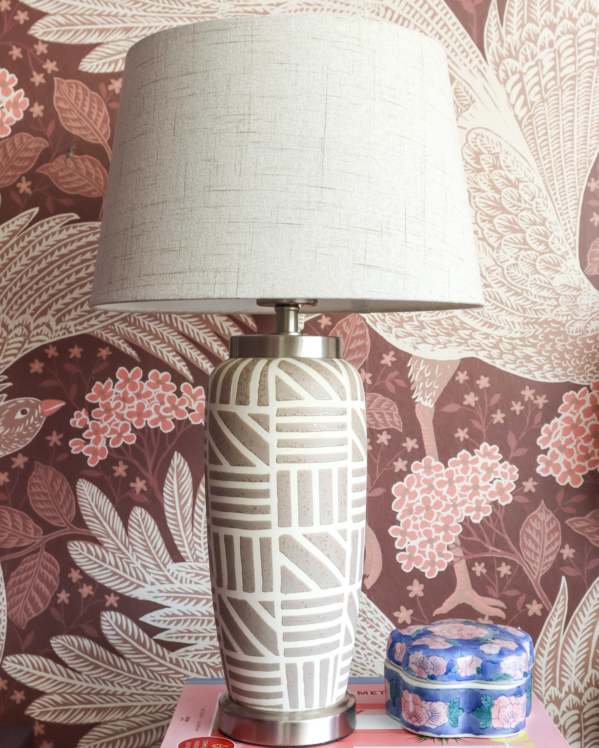Tafellamp TRAISEN Keramiek Beige