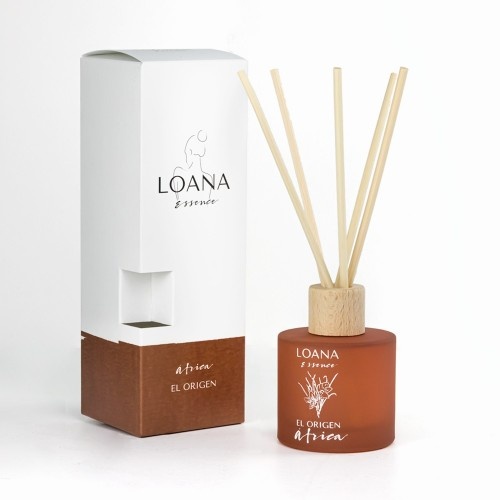 O difusor de varetas Loana Essence absorve odores de animais de estimação e possui aroma de laranja.