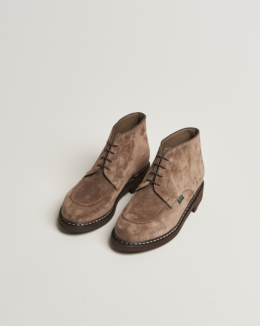 Paraboot Chambord Mid Derby Brown Suede