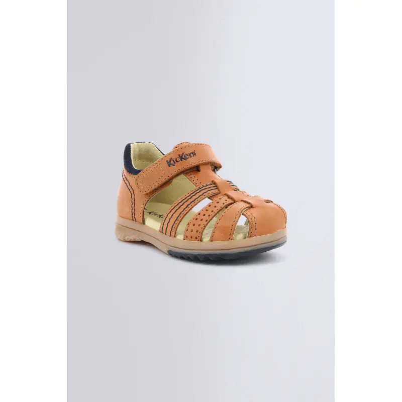 PLATIBACK CAMEL SANDALES Cuir Garçon