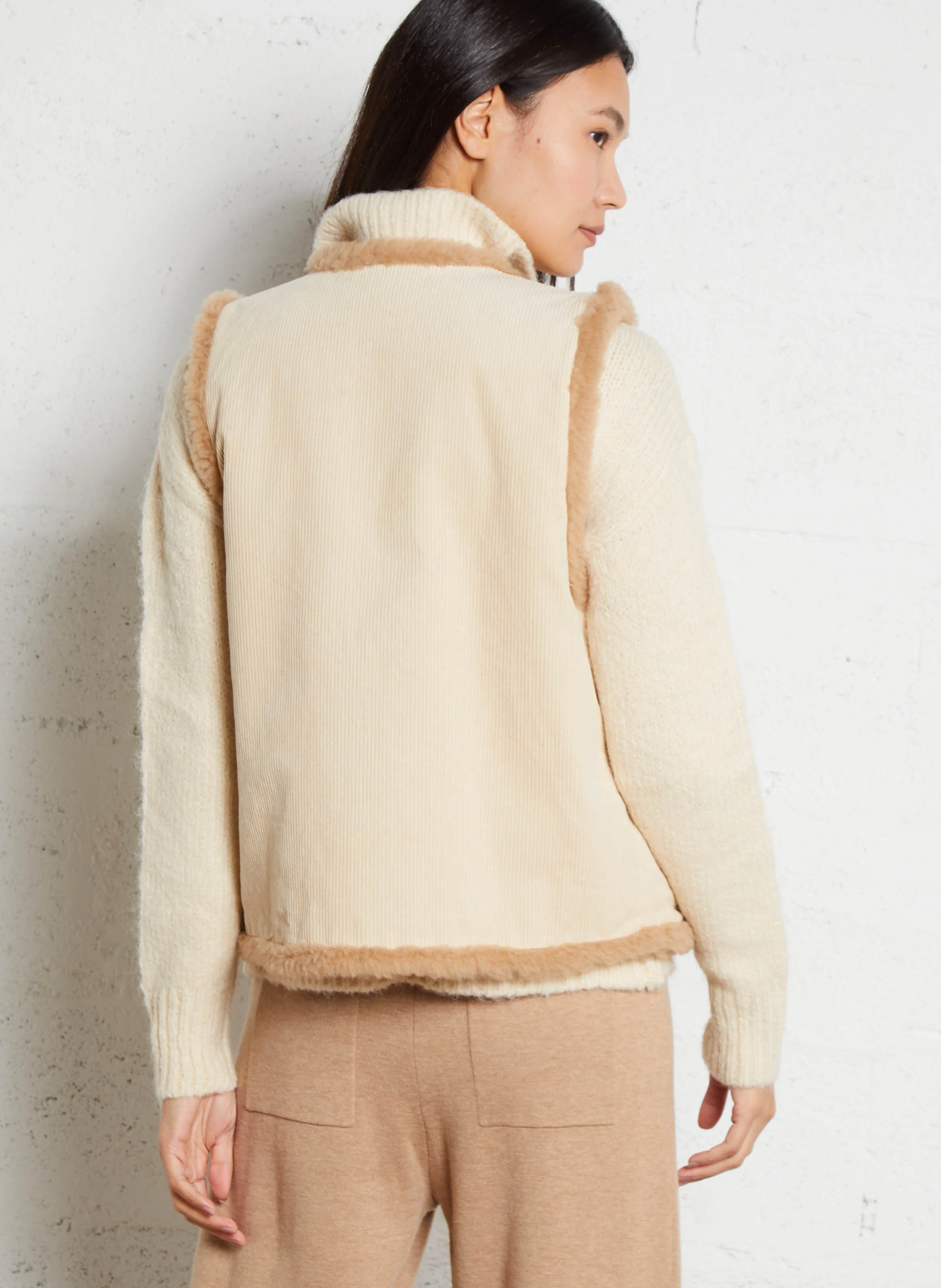 CORNELA - Veste réversible | Blanc