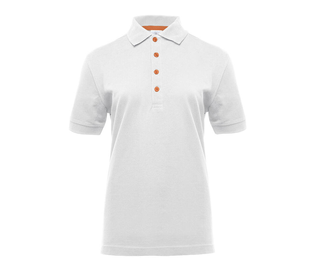 BLACK&MATCH BM101 - Polo femme boutons contrastés