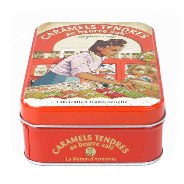 Caramels tendres au beurre salé - Boite fer collector