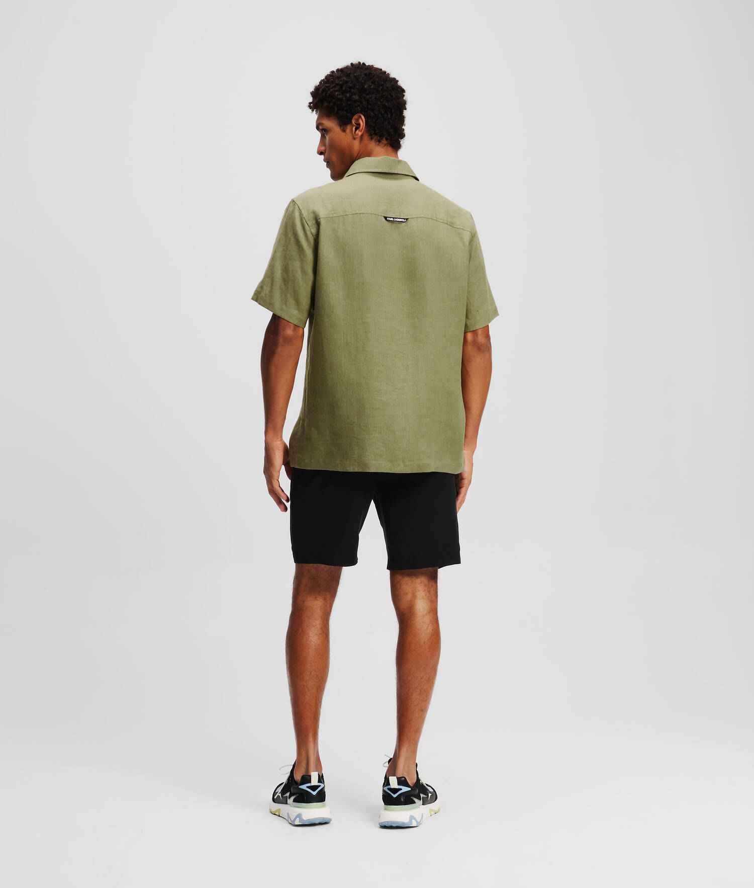 CHEMISE À MANCHES COURTES KL MONOGRAM - Vert foncé