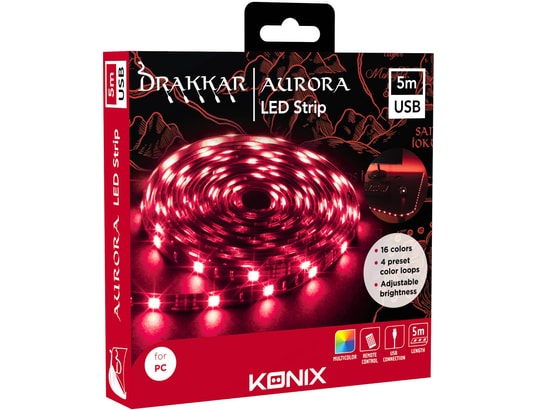 KONIX - Ruban LED AURORA LED STRIP 5M USB