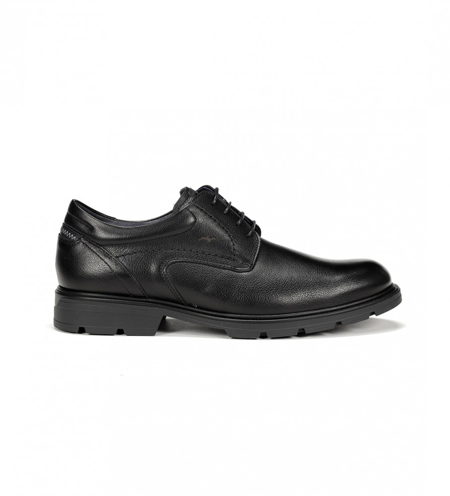 Sapatos Fluchos Fredy F1604 em couro preto