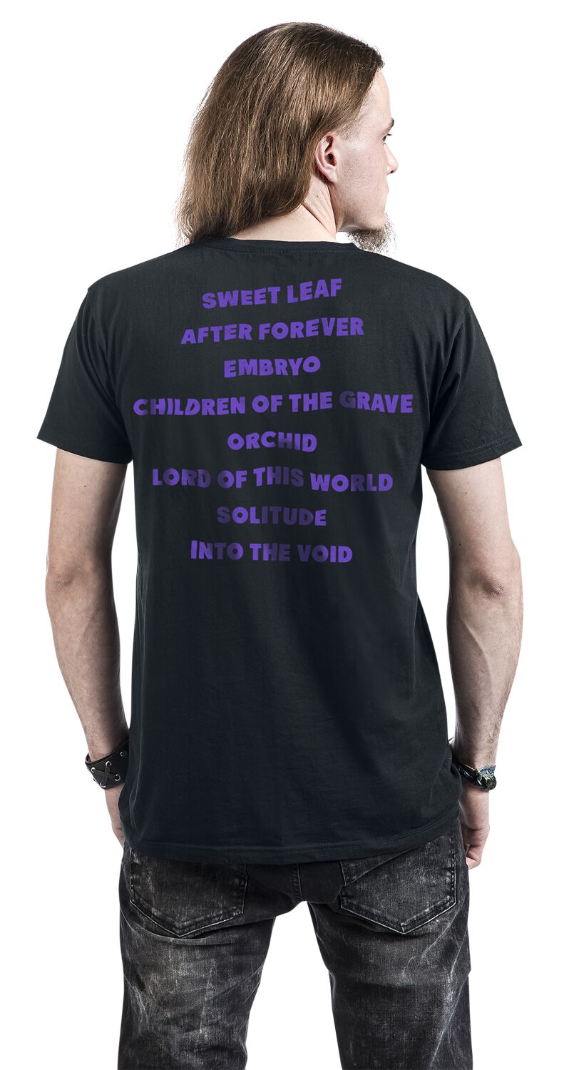Master Of Reality Tracklist | Black Sabbath T-Shirt Manches courtes