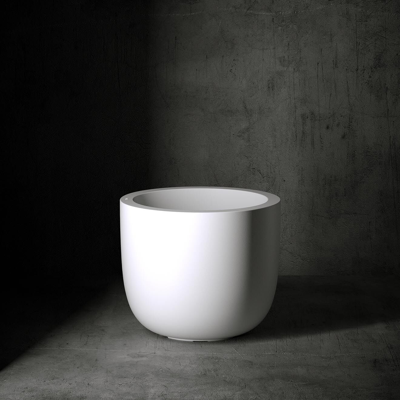 Serralunga Pot Design par Naoto Fukusawa blanc - D.70x58 cm