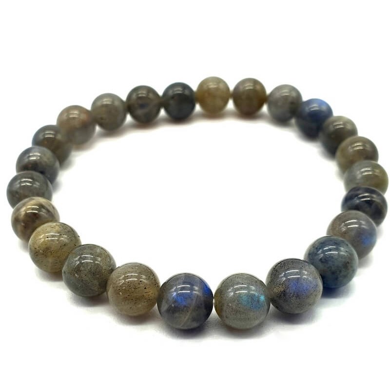 Bracelet extensible avec perles Labradorite
