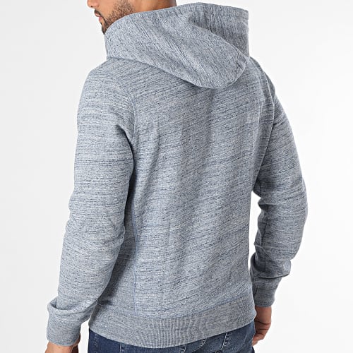 Sweat Zippé Capuche North 20706981 Bleu Clair Chiné