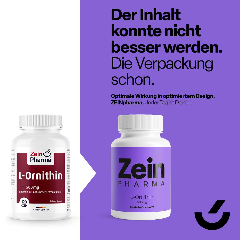ZeinPharma® L Ornithin Kapseln 500 mg