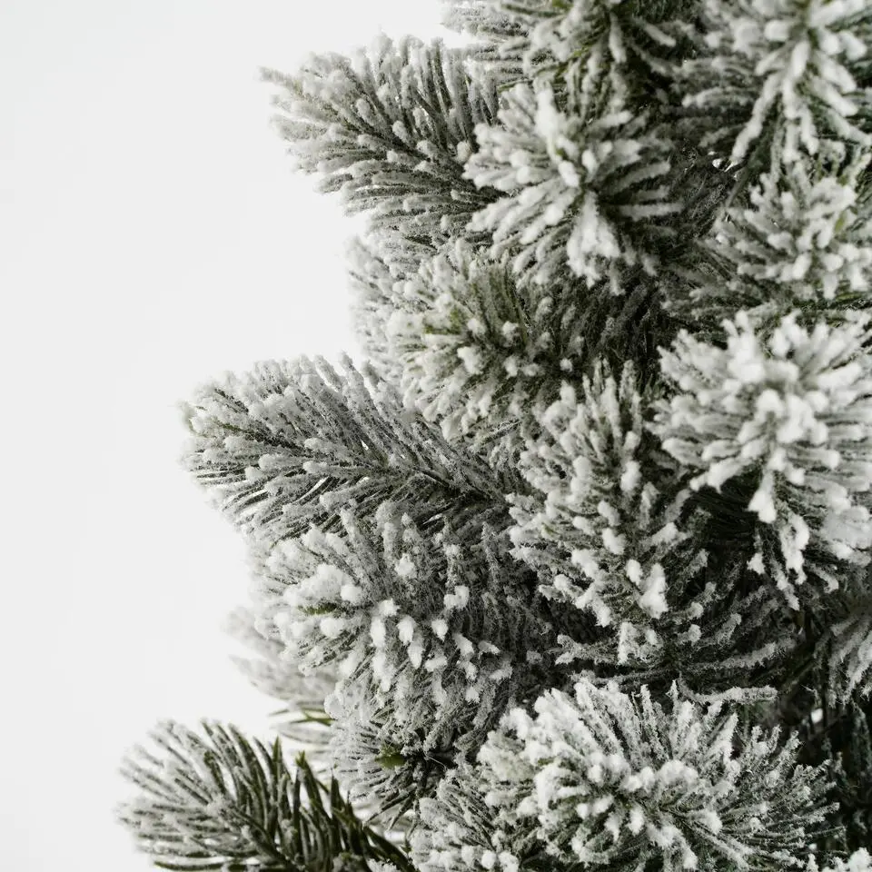 House of Seasons Kunstkerstboom in Jute - H60 x Ø30 cm - Groen Frosted