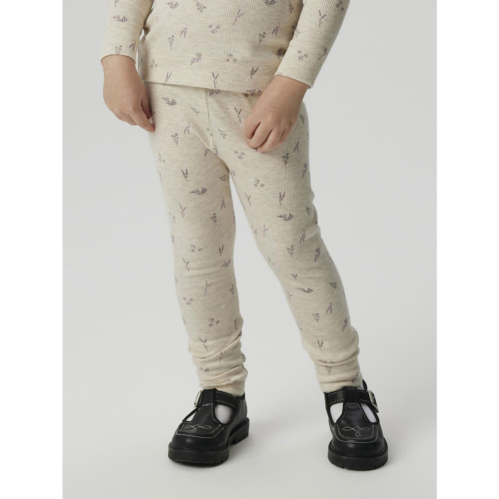 Køb Name It Peyote Melange Small Flower Dabua Leggings