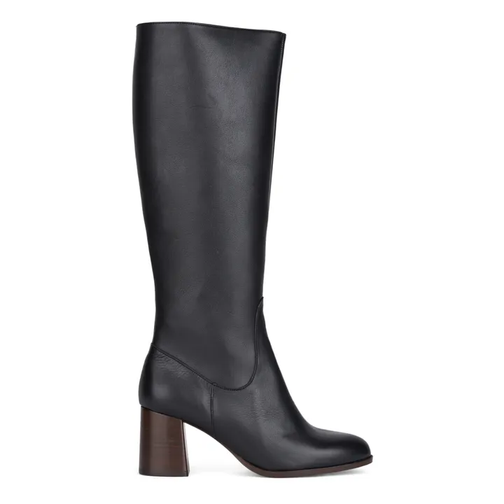 Anthology Paris Bottes Gemma Cuir | Noir