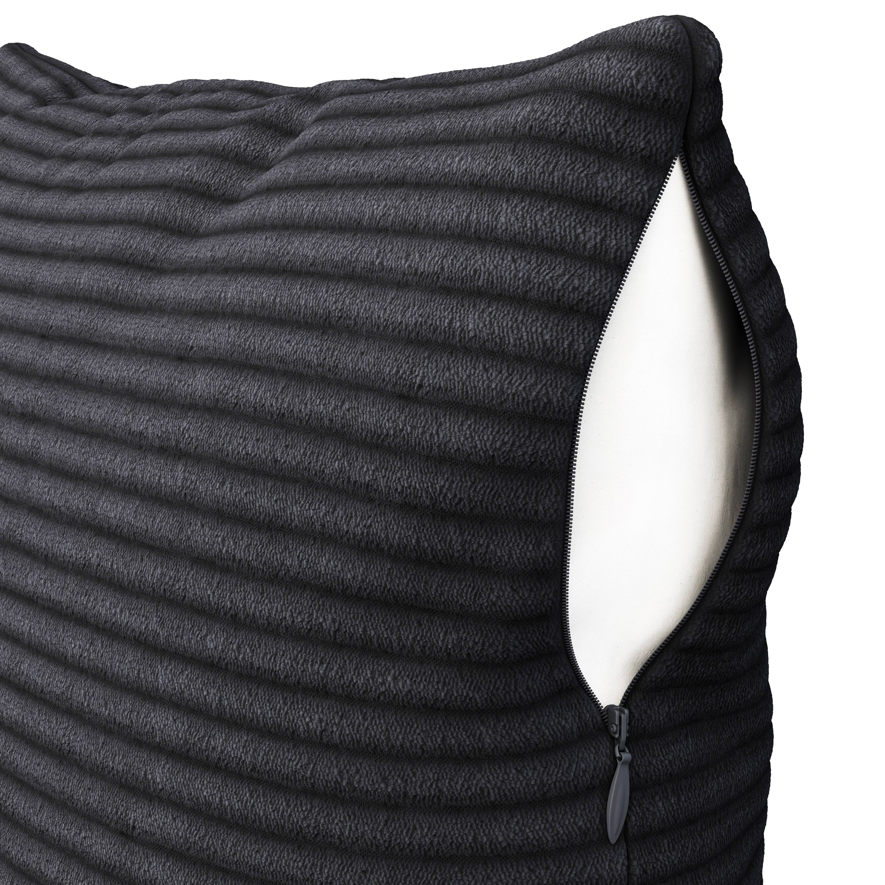 Kissen CLEO anthrazit 40 x 40 cm