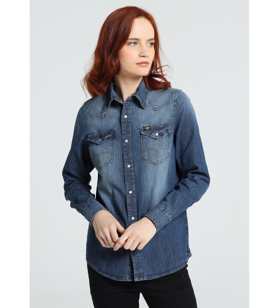 Camisa Lois 131315 Azul Marinho