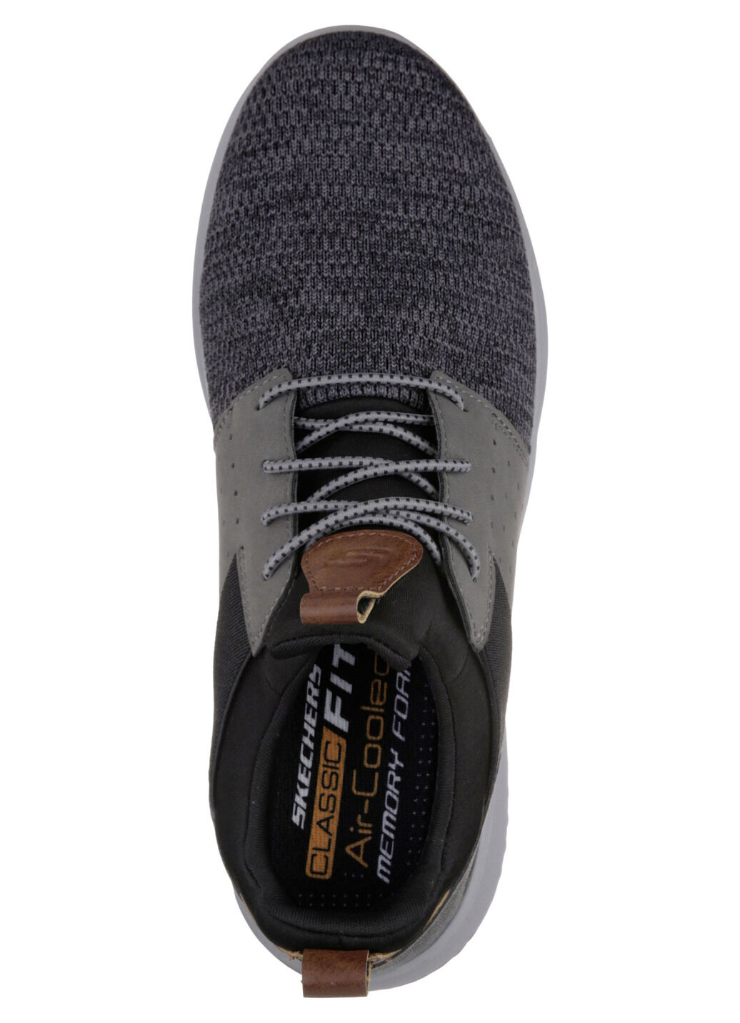 SKECHERS, leichte Herren-Slipper, mit elastischer Zierschnürung
