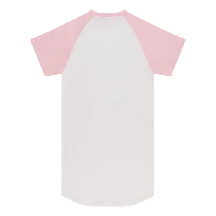 Maison Mangostan Robe T-Shirt Peritas Coton Bio | Rose pâle