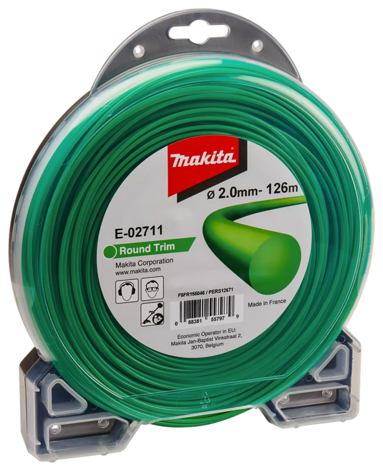 Makita E-02711 maaidraad - 2,0X126M - rond