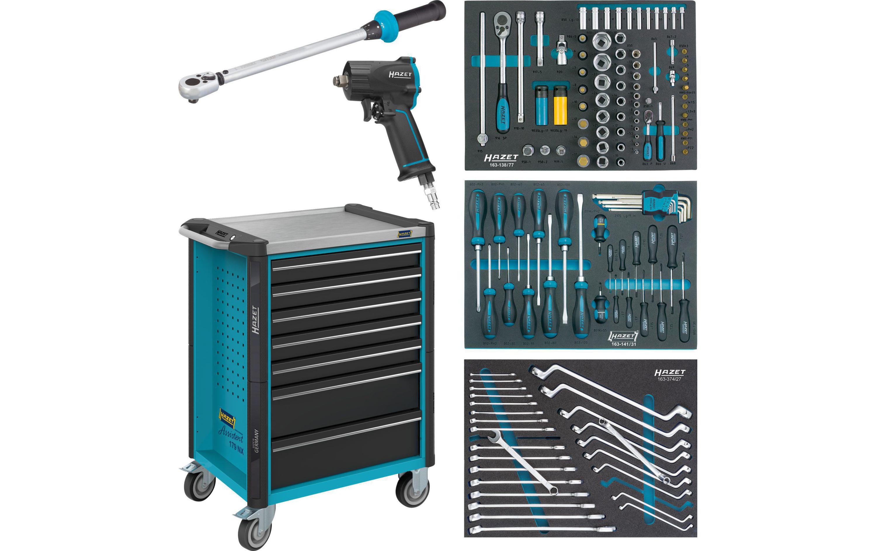 Werkstattwagen Assistent 540 kg 137-teilig<br>Servicewagen