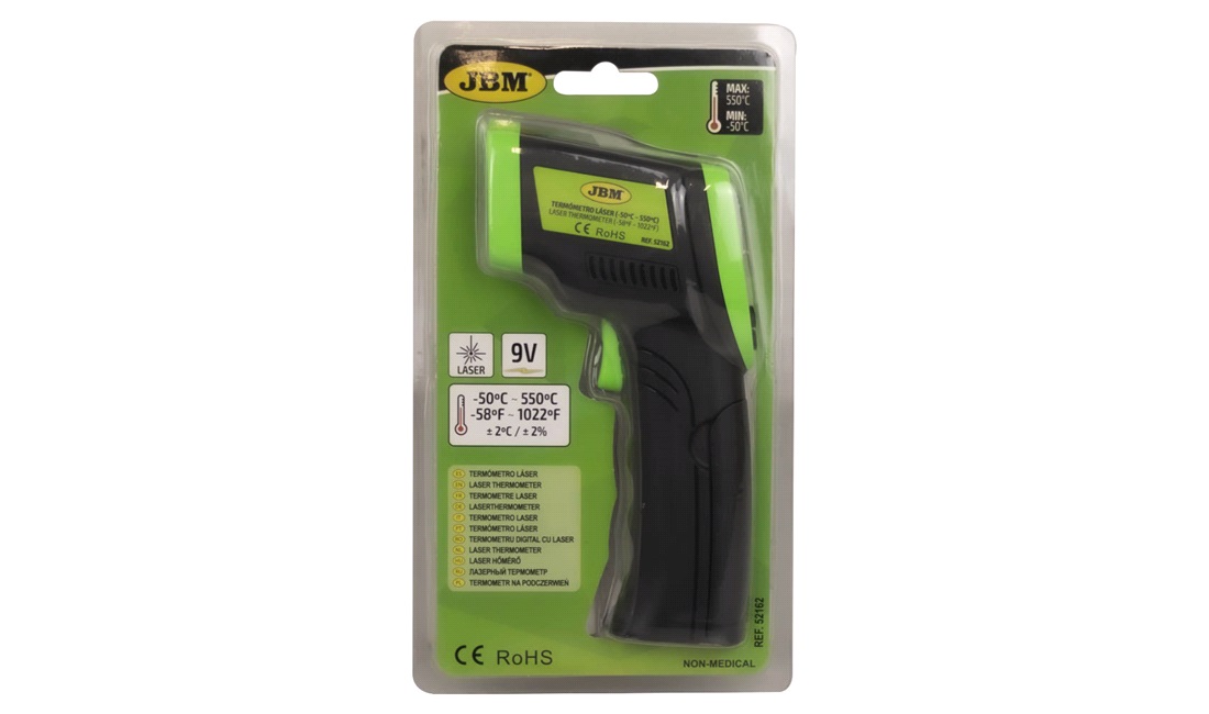 Termometer laser -50 C - 550 C - JBM