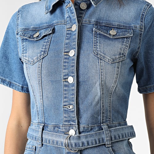 Robe Jean Femme 3015 Bleu Denim