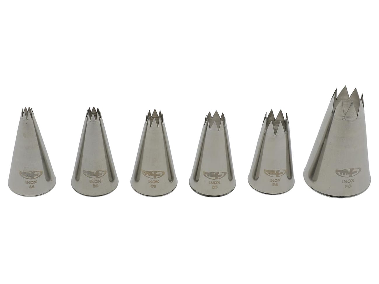 Douille cannelée inox (x 6) - Mallard Ferrière