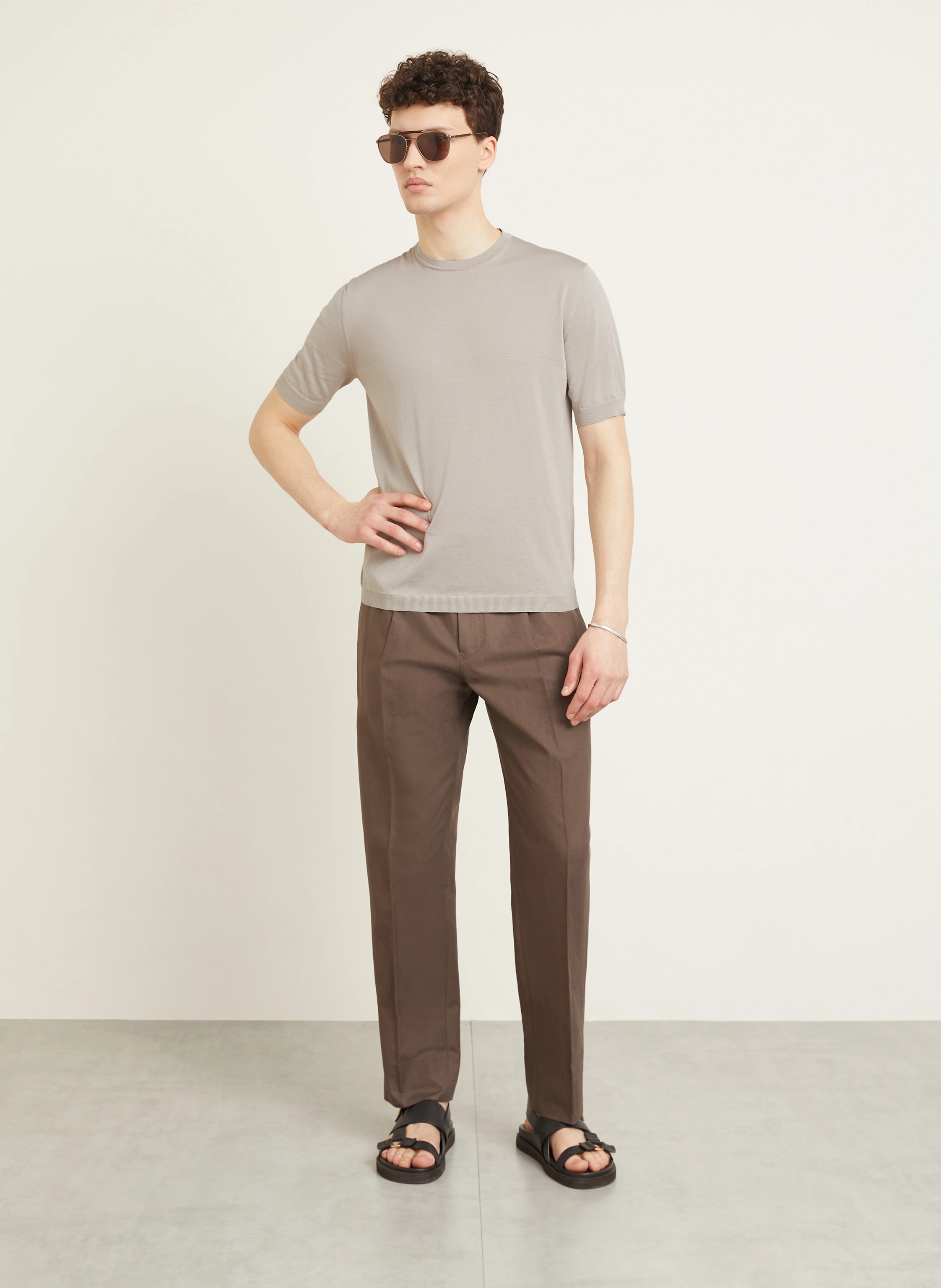 AGNONA T-Shirt mit Seide