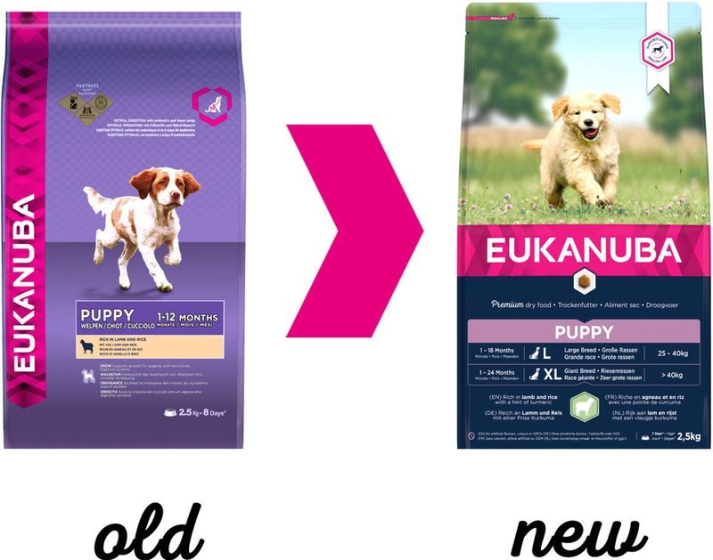 Eukanuba Puppy/Junior Large Breed Lam&Rijst Puppy Hondenvoer kg