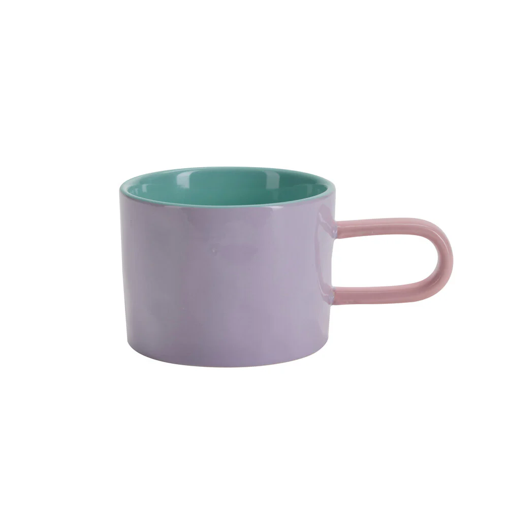 Miss Étoile  Krus m/hank, mint/lilla/lyserød - H6,5 cm