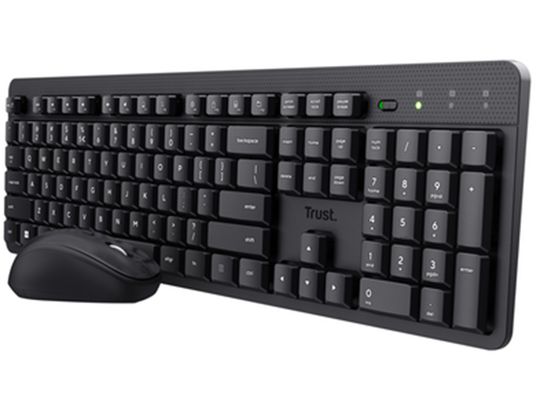 TRUST - Clavier souris sans fil Pack 2 en 1 ODY 2 Noir - 25023